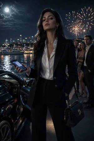 A top surgeon standing unbothered at a moonlit LA harbor as her ex-mafia boyfriend's crowd watches — Not Your Toy Anymore on TrendNovel